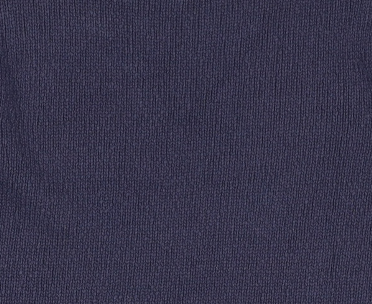 어몽(AMONG) A POPCORN LINE KNIT TOP_NAVY S