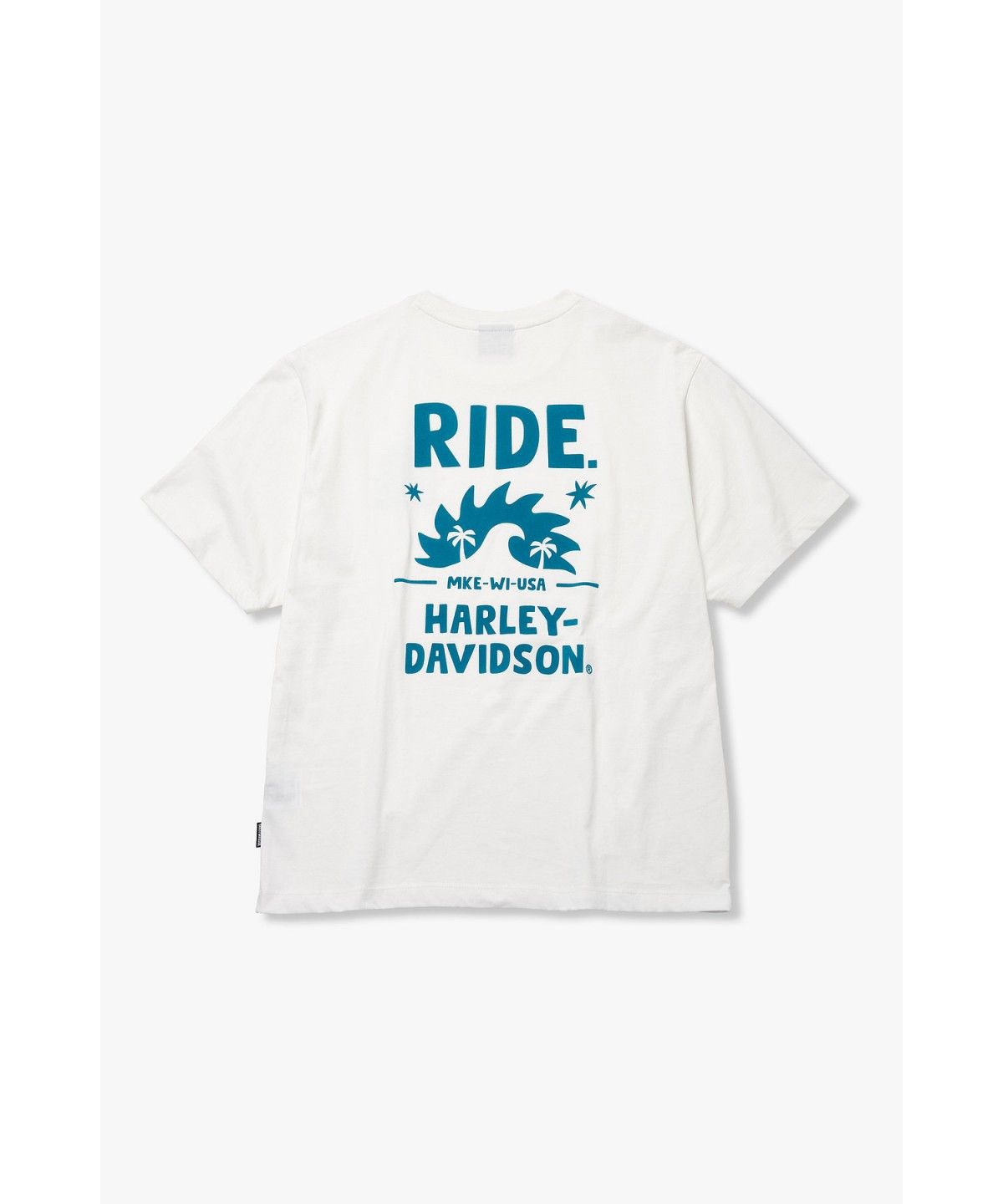할리데이비슨 컬렉션스®(HARLEY-DAVIDSON COLLECTIONS®) RIDE WAVE 티셔츠_화이트 HH16111084