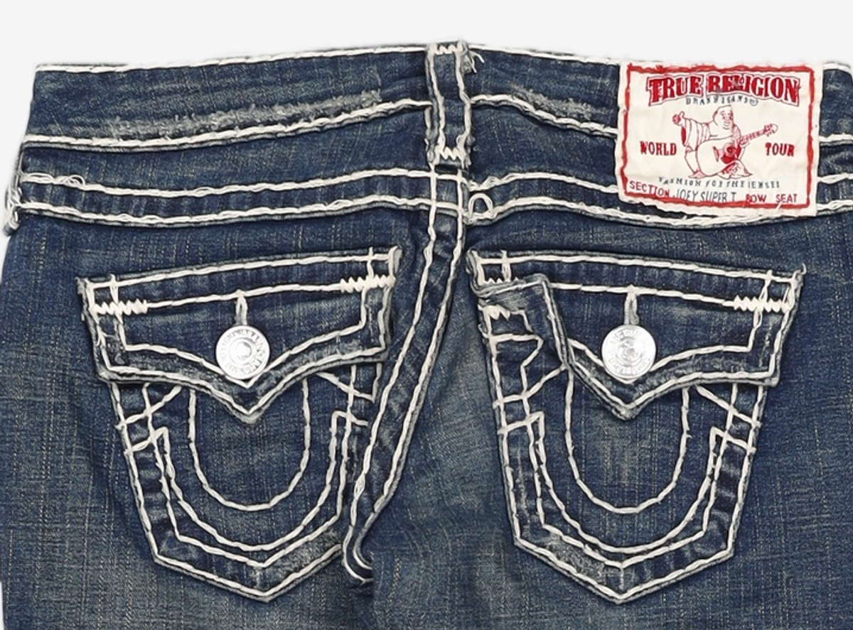 트루릴리젼(TRUERELIGION) 청/데님 팬츠 26