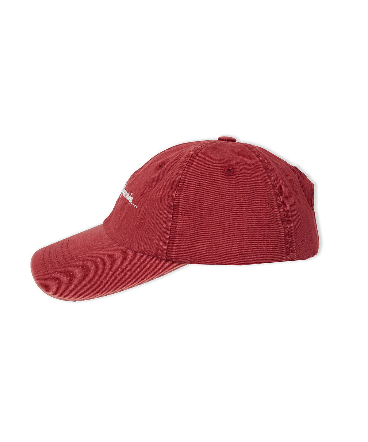 1011갤러리(1011 GALLERY) Hi California Washed Ball Cap - Red