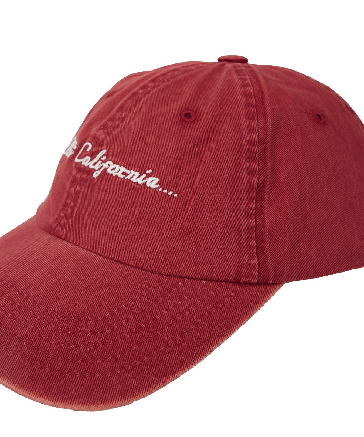 1011갤러리(1011 GALLERY) Hi California Washed Ball Cap - Red