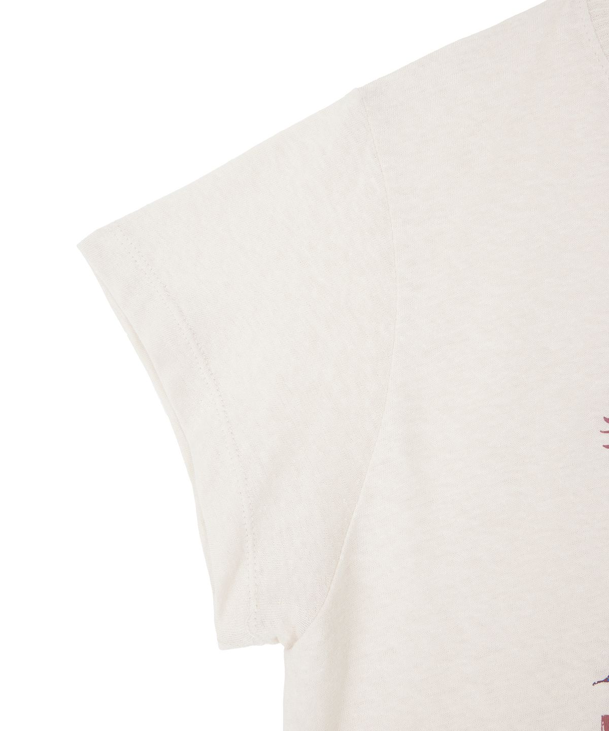 1011갤러리(1011 GALLERY) Woman California Bear Linen Tee - Ivory