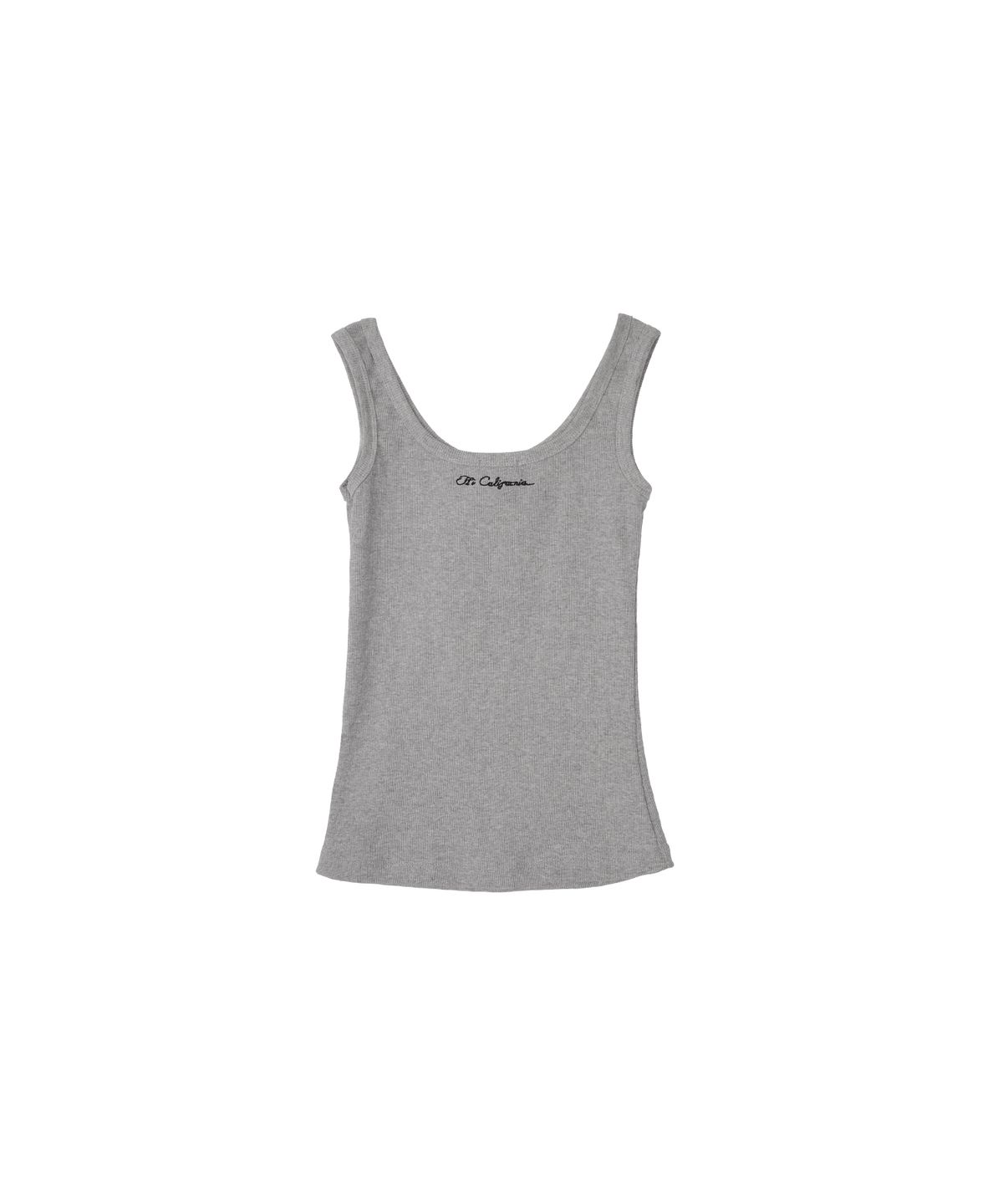 1011갤러리(1011 GALLERY) Woman Hi California Tank Top - Gray