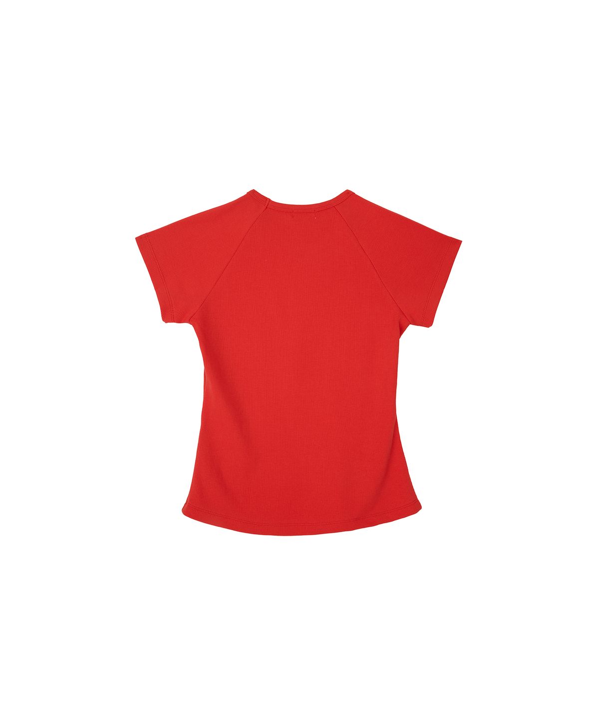 1011갤러리(1011 GALLERY) Woman Hi California Raglan T-Shirts - Red