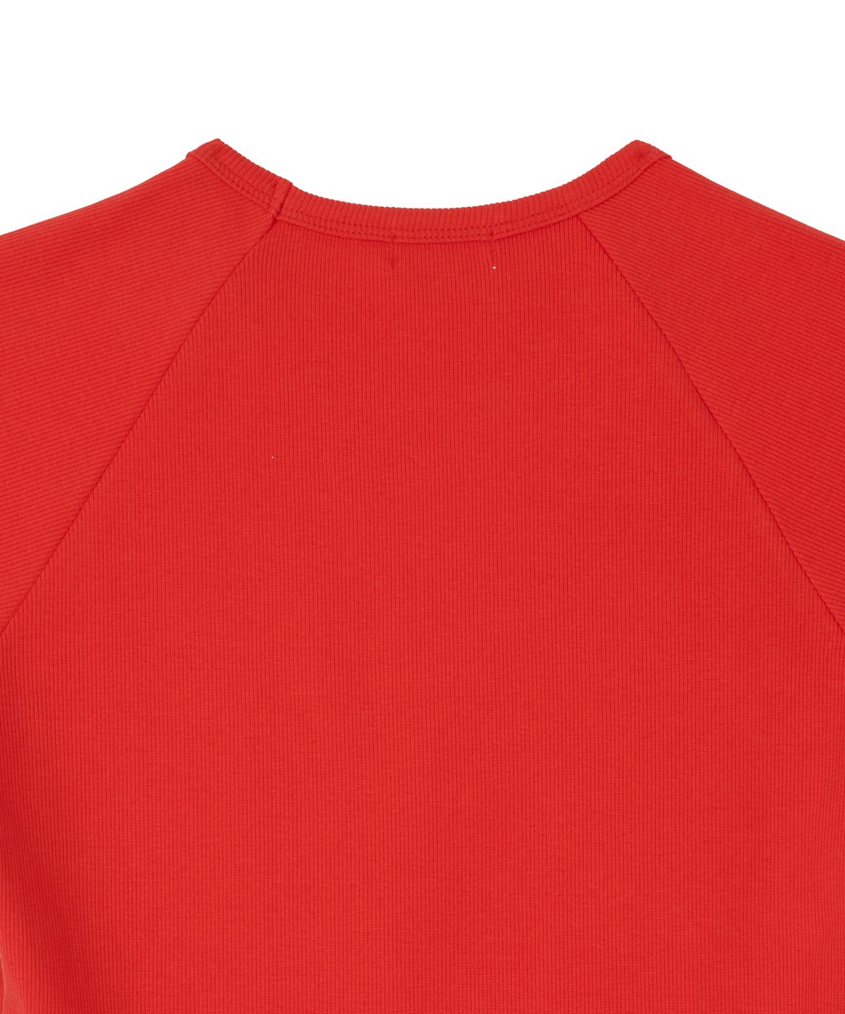 1011갤러리(1011 GALLERY) Woman Hi California Raglan T-Shirts - Red
