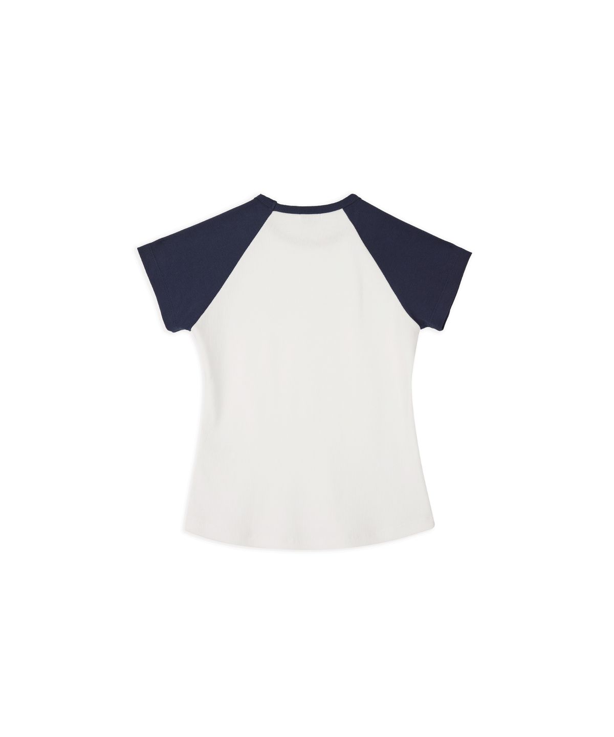 1011갤러리(1011 GALLERY) Woman Hi California Raglan T-Shirts - Whit/Navy