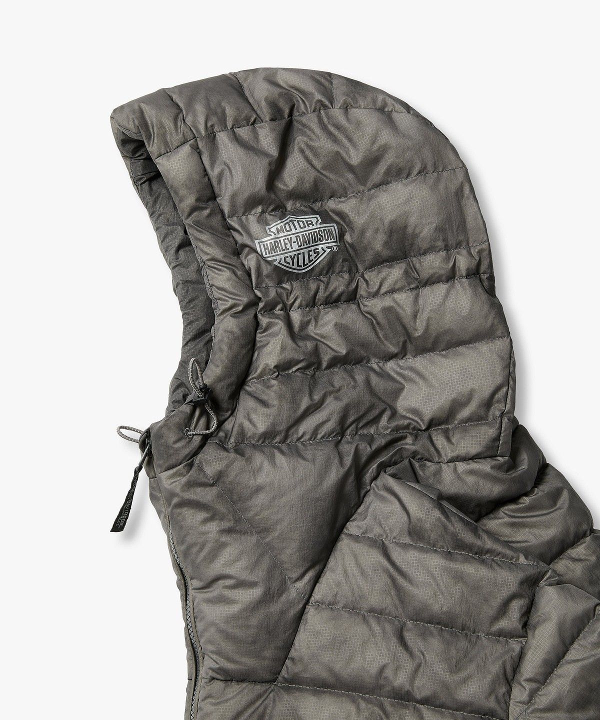 할리데이비슨 컬렉션스®(HARLEY-DAVIDSON COLLECTIONS®) 할리 레이싱 경량다운 자켓 _멜란지 그레이 HH16304001
