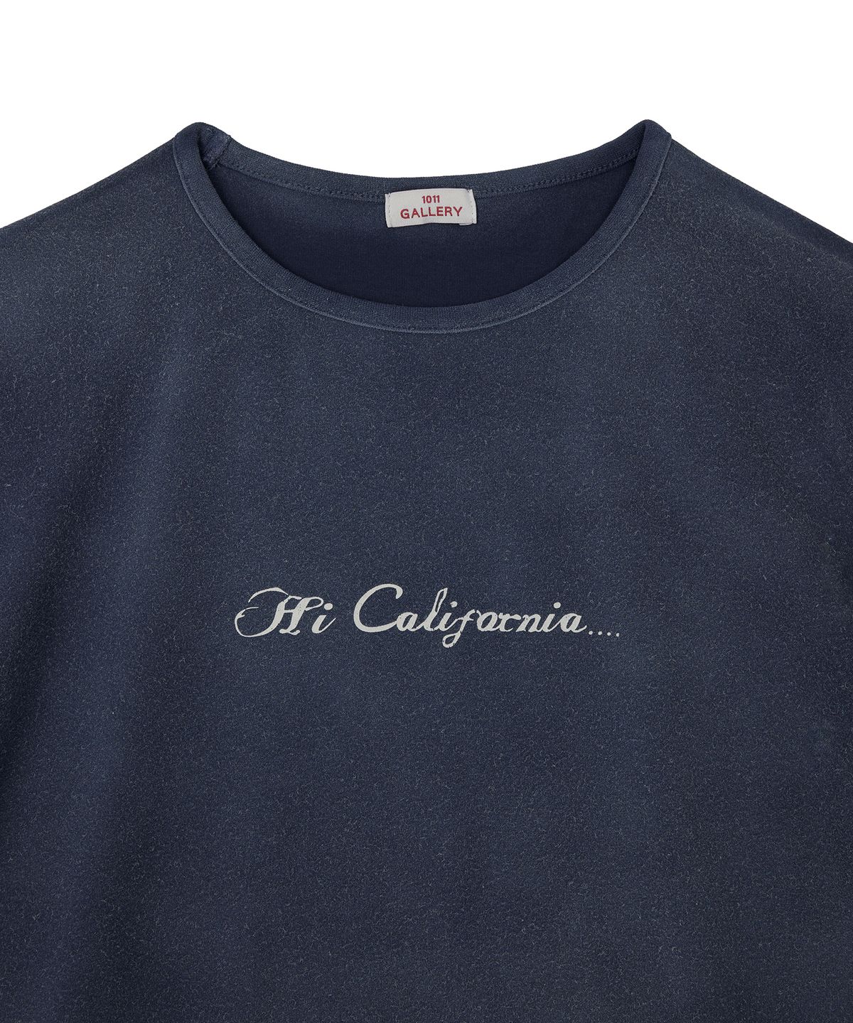 1011갤러리(1011 GALLERY) Hi California Washed T-Shirts - Navy