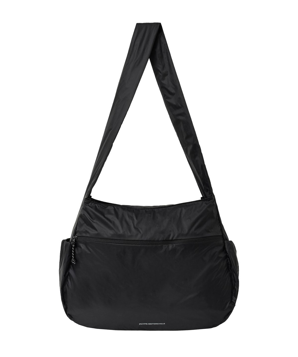 핍스 모터사이클(PHYPS MOTORCYCLE) Nylon Light Weight Cross Bag Black