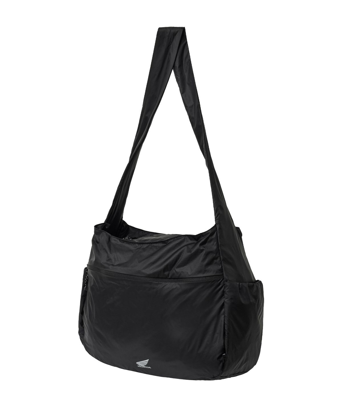 핍스 모터사이클(PHYPS MOTORCYCLE) Nylon Light Weight Cross Bag Black