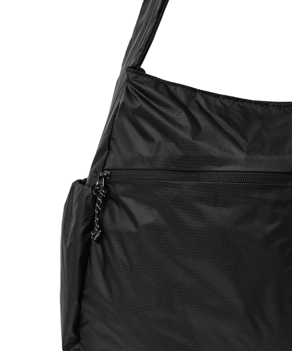 핍스 모터사이클(PHYPS MOTORCYCLE) Nylon Light Weight Cross Bag Black