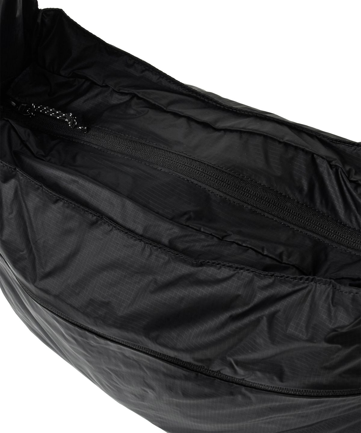 핍스 모터사이클(PHYPS MOTORCYCLE) Nylon Light Weight Cross Bag Black