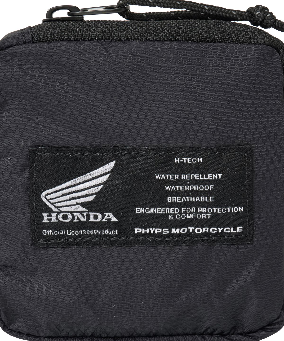 핍스 모터사이클(PHYPS MOTORCYCLE) Lip Nylon Mini Pocket Black