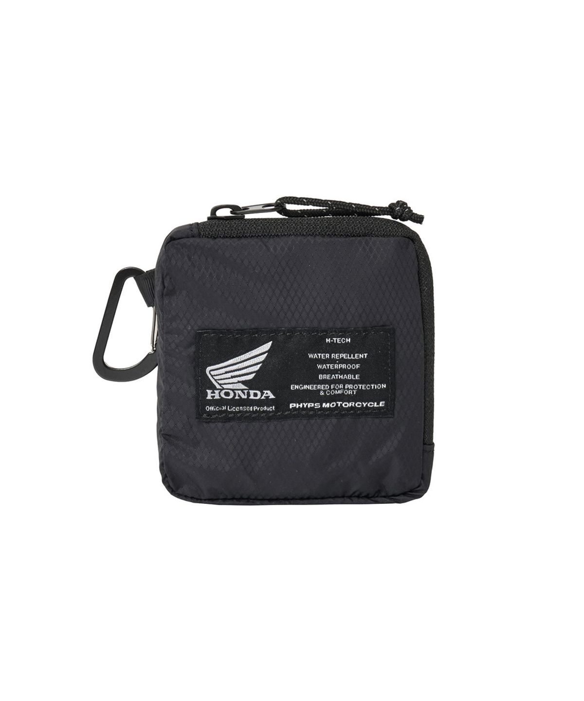 핍스 모터사이클(PHYPS MOTORCYCLE) Lip Nylon Mini Pocket Black