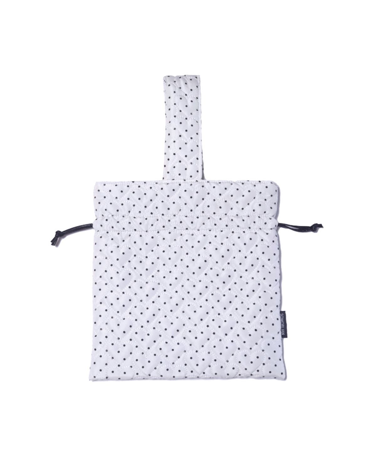 소월리안(SOWORLIAN) One Handle String Bag_ Mini Dot White