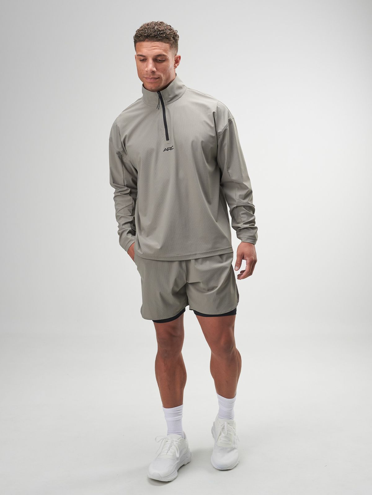 시그마스(SIGMAS) Stoic 5-Inch 2in1 Short (Grey)