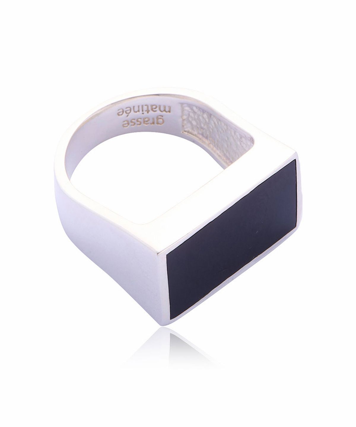 그라스마티네(GRASSE MATINEE) Rectangle Ring Black