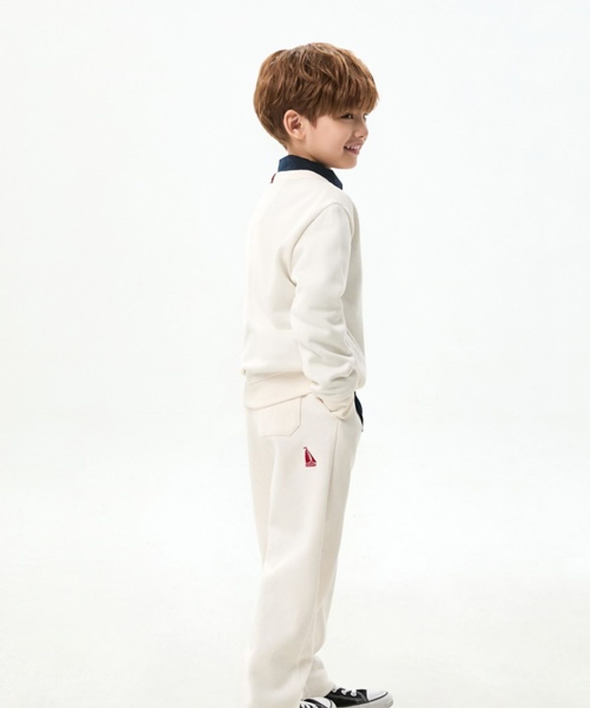 타미힐피거 키즈(TOMMY HILFIGER KIDS) 엠브로이더리 그래픽 스웨트팬츠