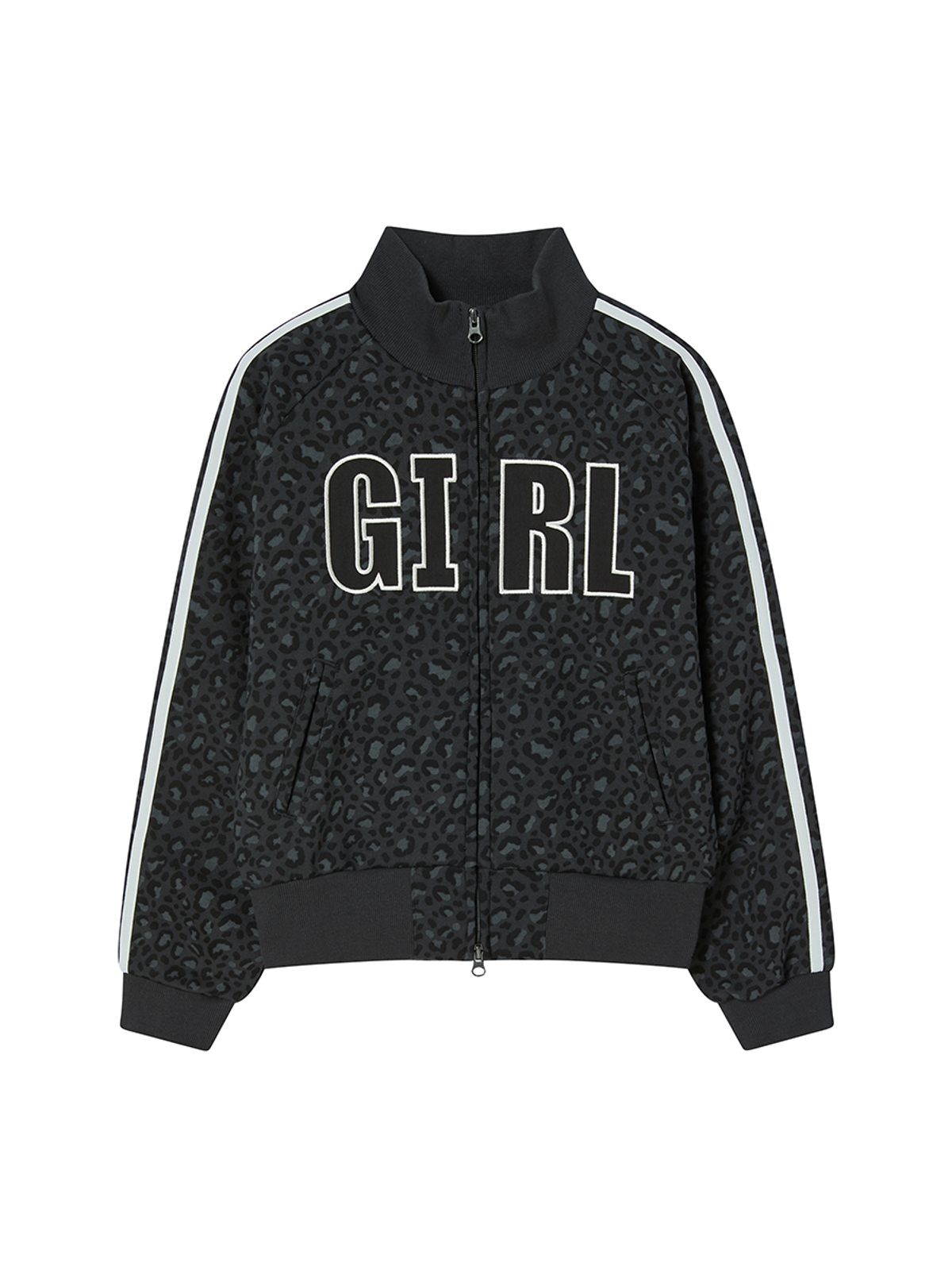 엔와이엑스엑스(NYXX) LEOPARD ZIP UP BLACK