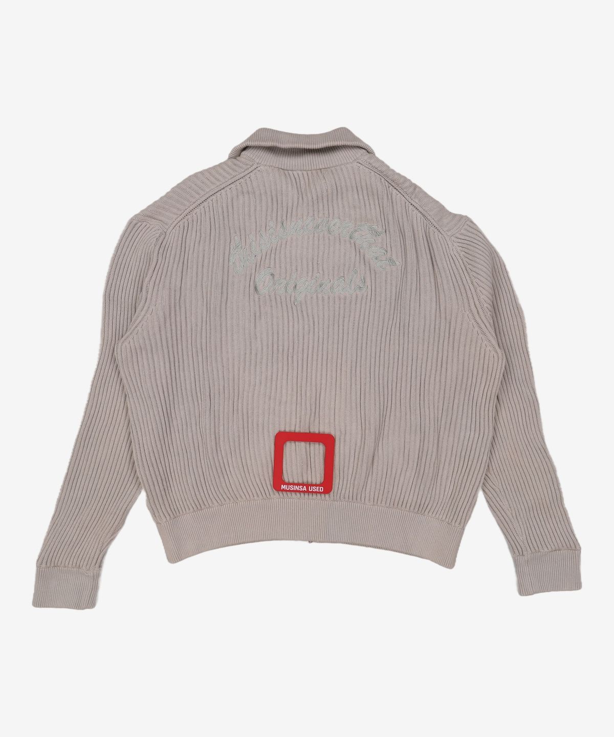 디스이즈네버댓(THISISNEVERTHAT) Full Zip Cardigan Grey L