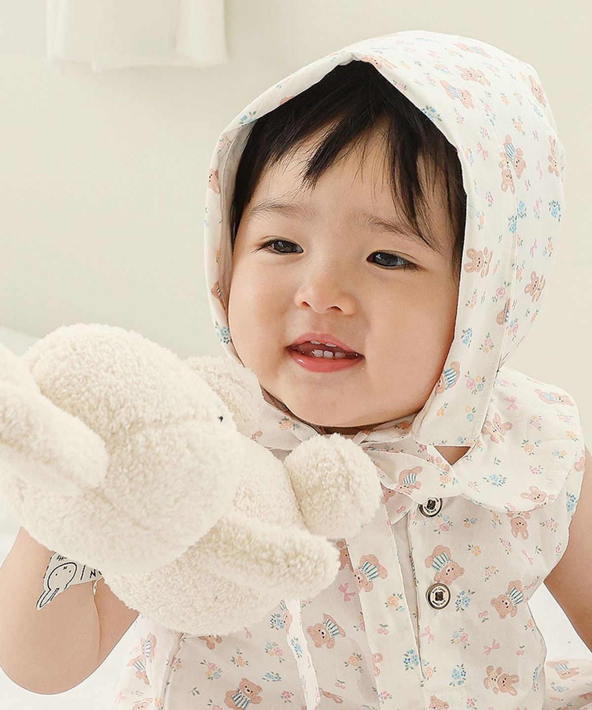 아림클로젯(ARIMCLOSET) 아기곰과 아기 토끼 보넷 여기있죠 - 베이비 보넷