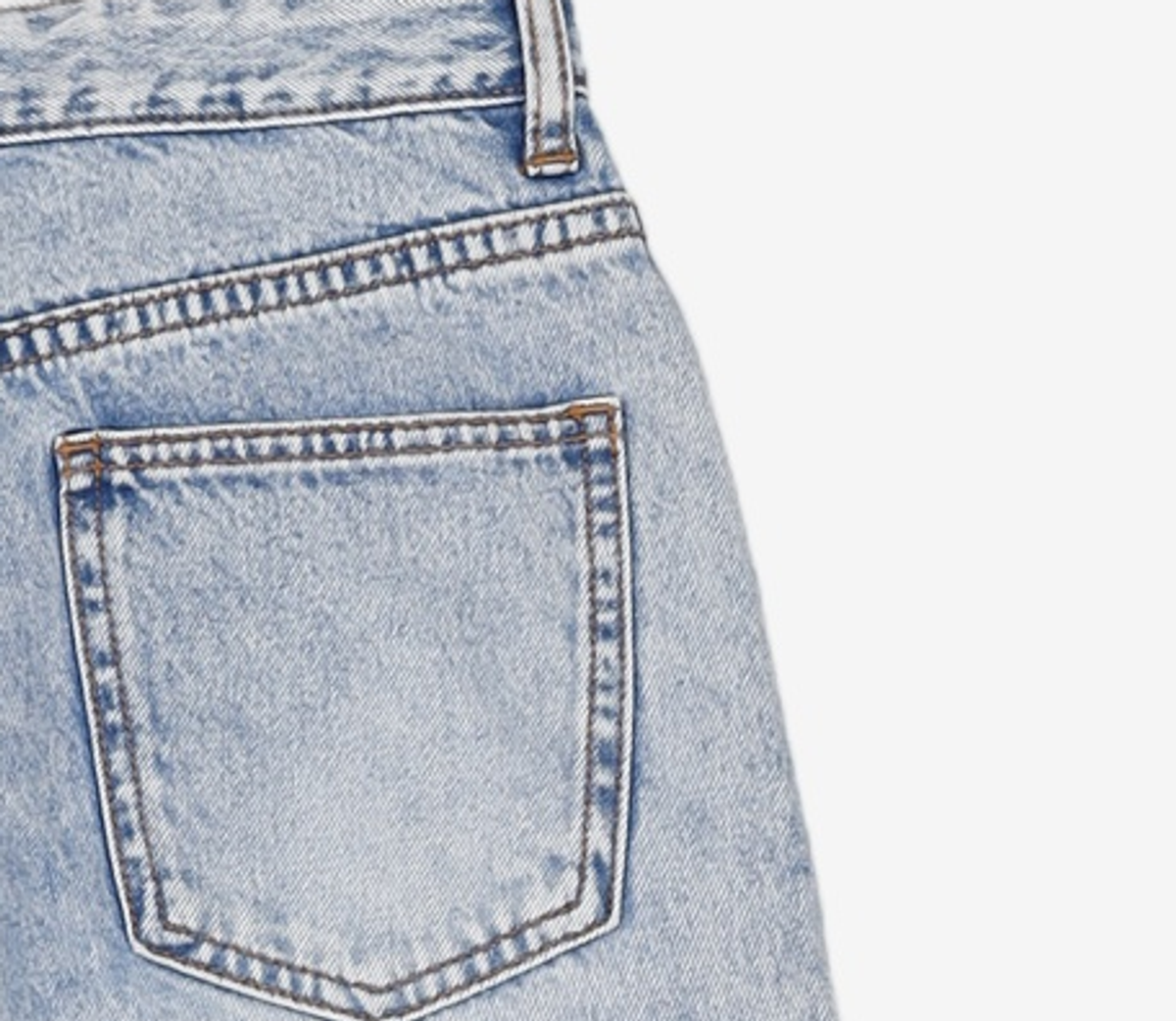 미쏘(MIXXO) 밑단 옆슬릿 구제 롱와이드핏 데님 MIWTJD434J 26