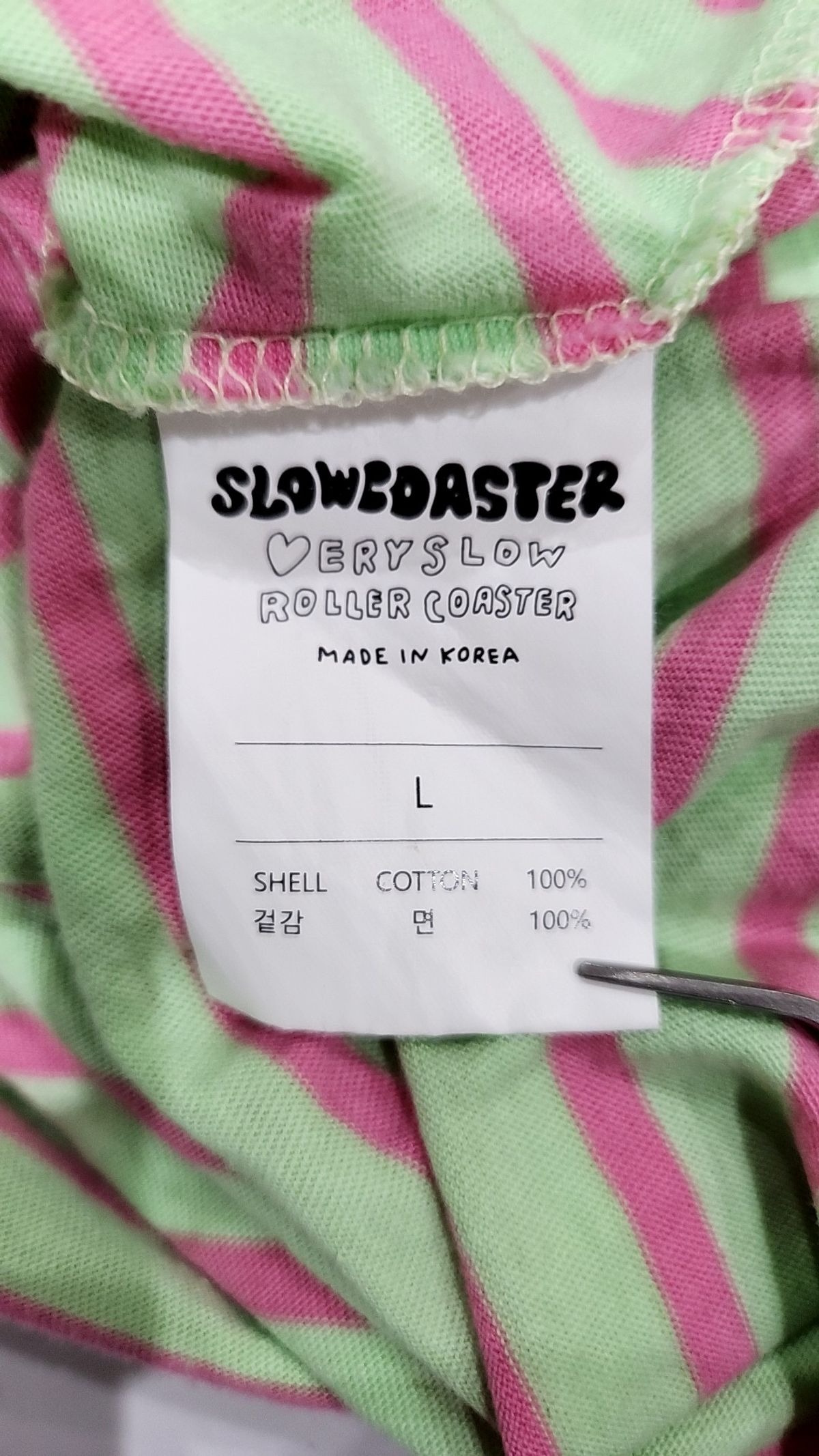 슬로코스터(SLOWCOASTER) 반소매 티셔츠 L
