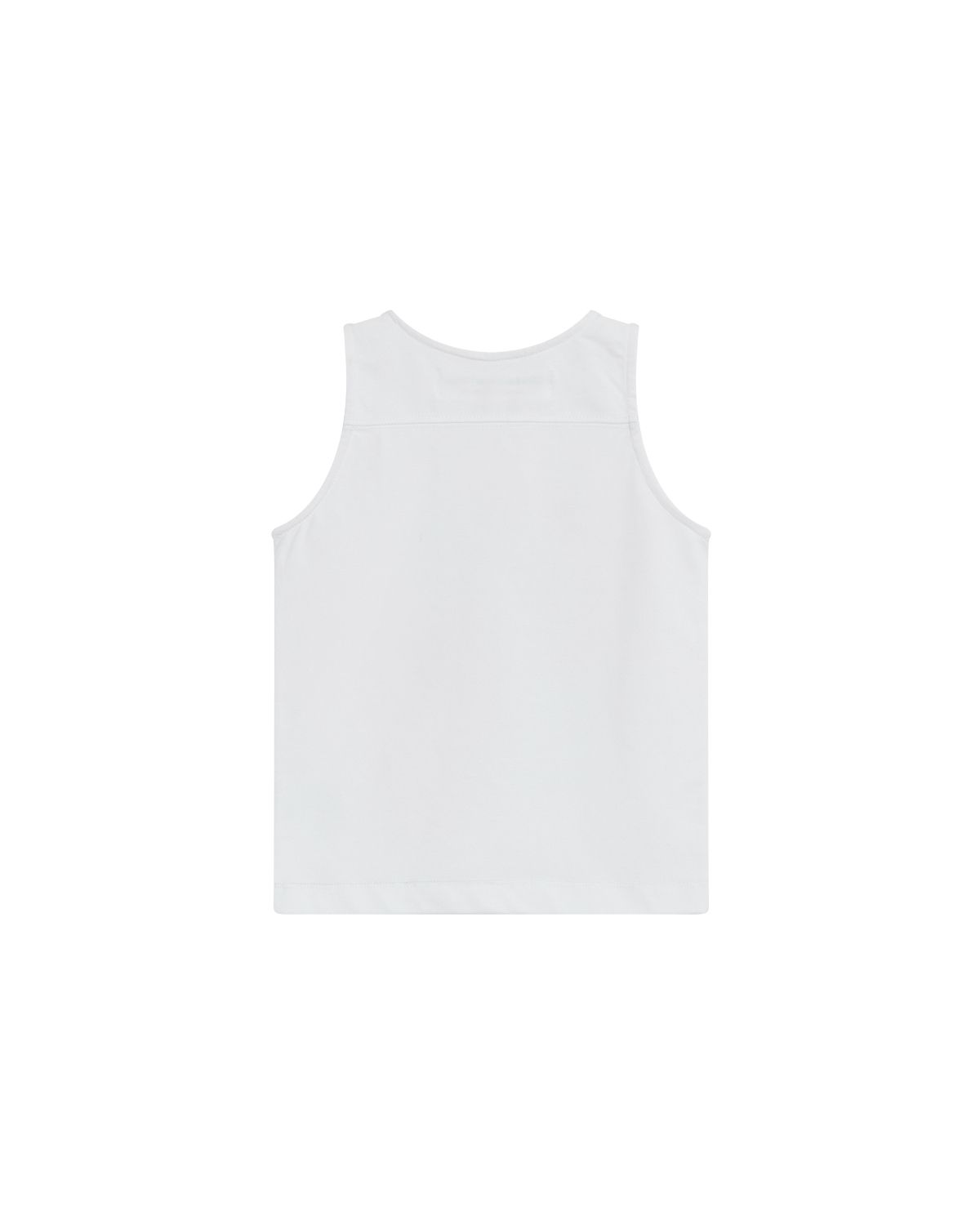 더뮤지엄비지터(THEMUSEUMVISITOR) KIDS HEART PRINTED SLEEVELESS (WHITE)