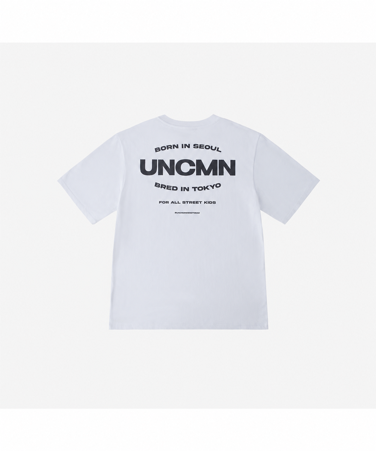 언커먼(UNCMN) LOGO T-SHIRT WHITE