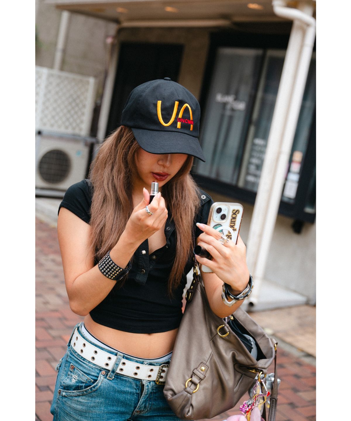 언커먼(UNCMN) IM LOVIN IT 5-PANEL CAP BLACK