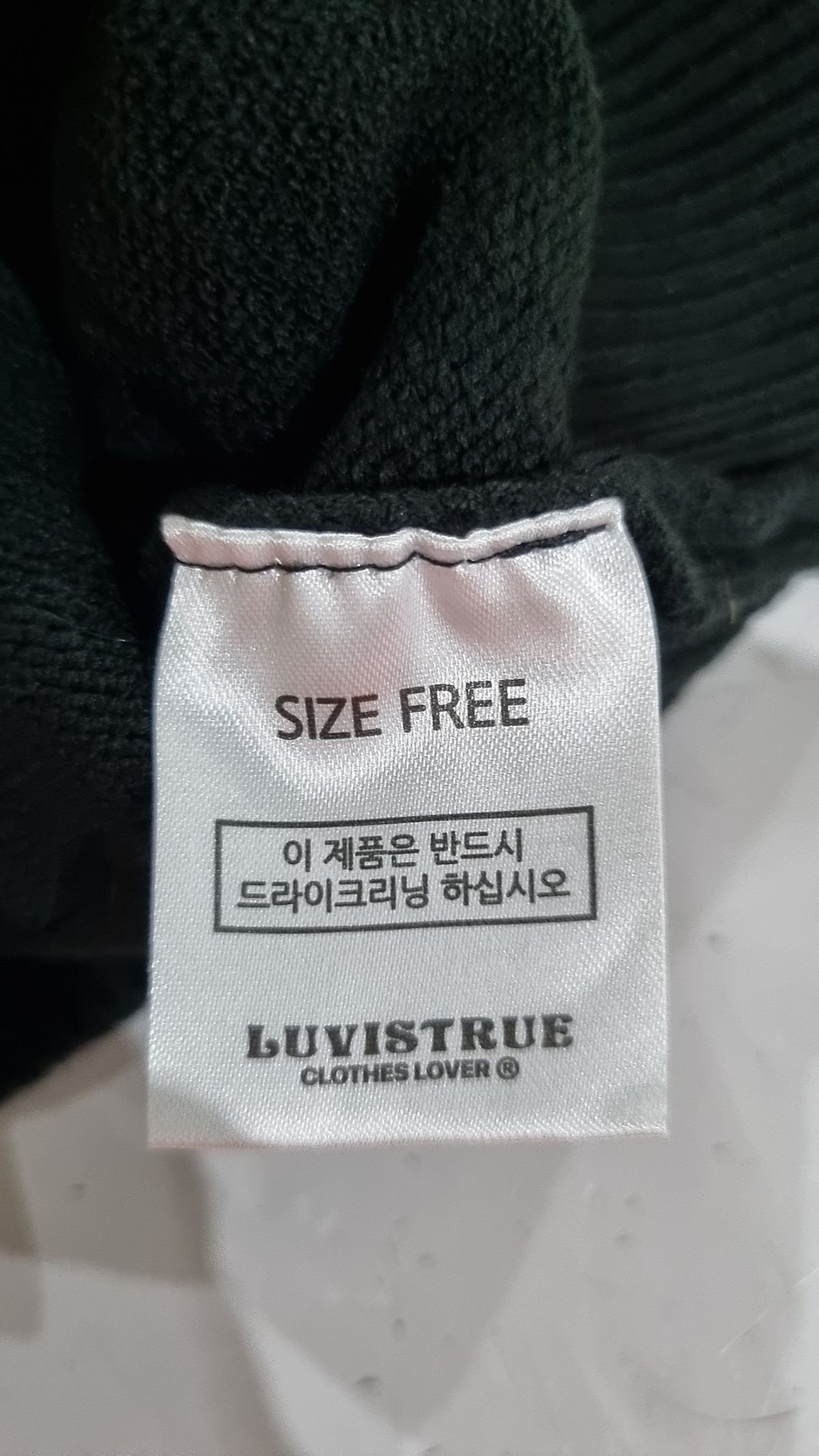 러브이즈트루(LUVISTRUE) 니트/스웨터 FREE