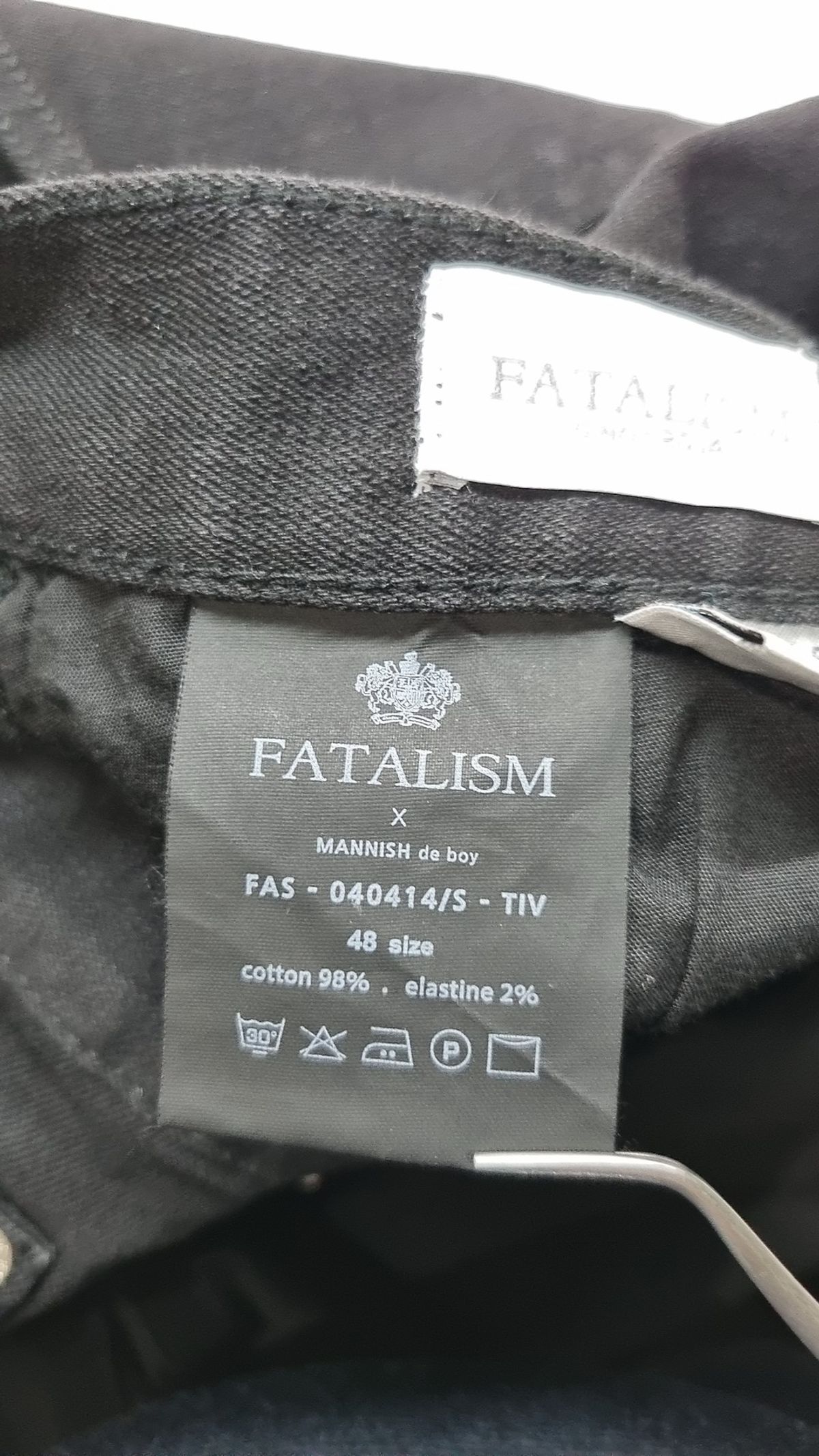 페이탈리즘(FATALISM) 청/데님 팬츠 S