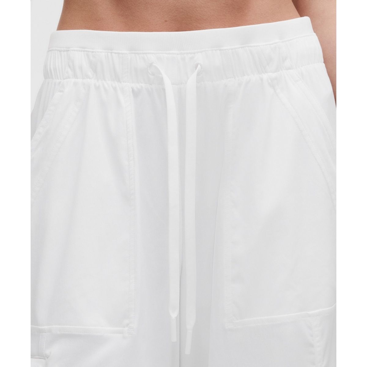 룰루레몬(LULULEMON) 댄스 스튜디오 하이라이즈 벤티드 와이드 레그 팬츠 *아시아 핏  WHT