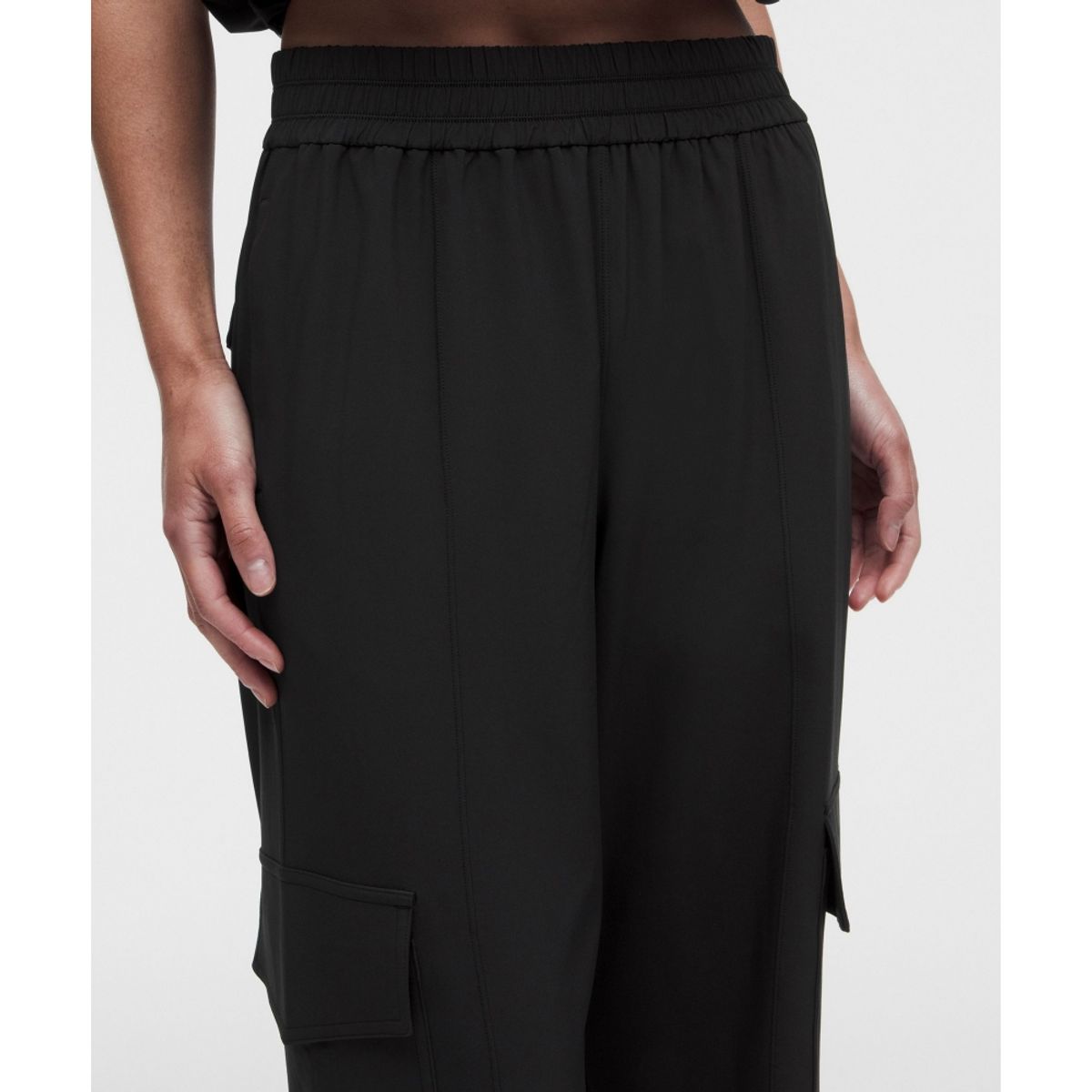 룰루레몬(LULULEMON) 브리즐리 하이라이즈 카고 팬츠 *아시아 핏  BLK