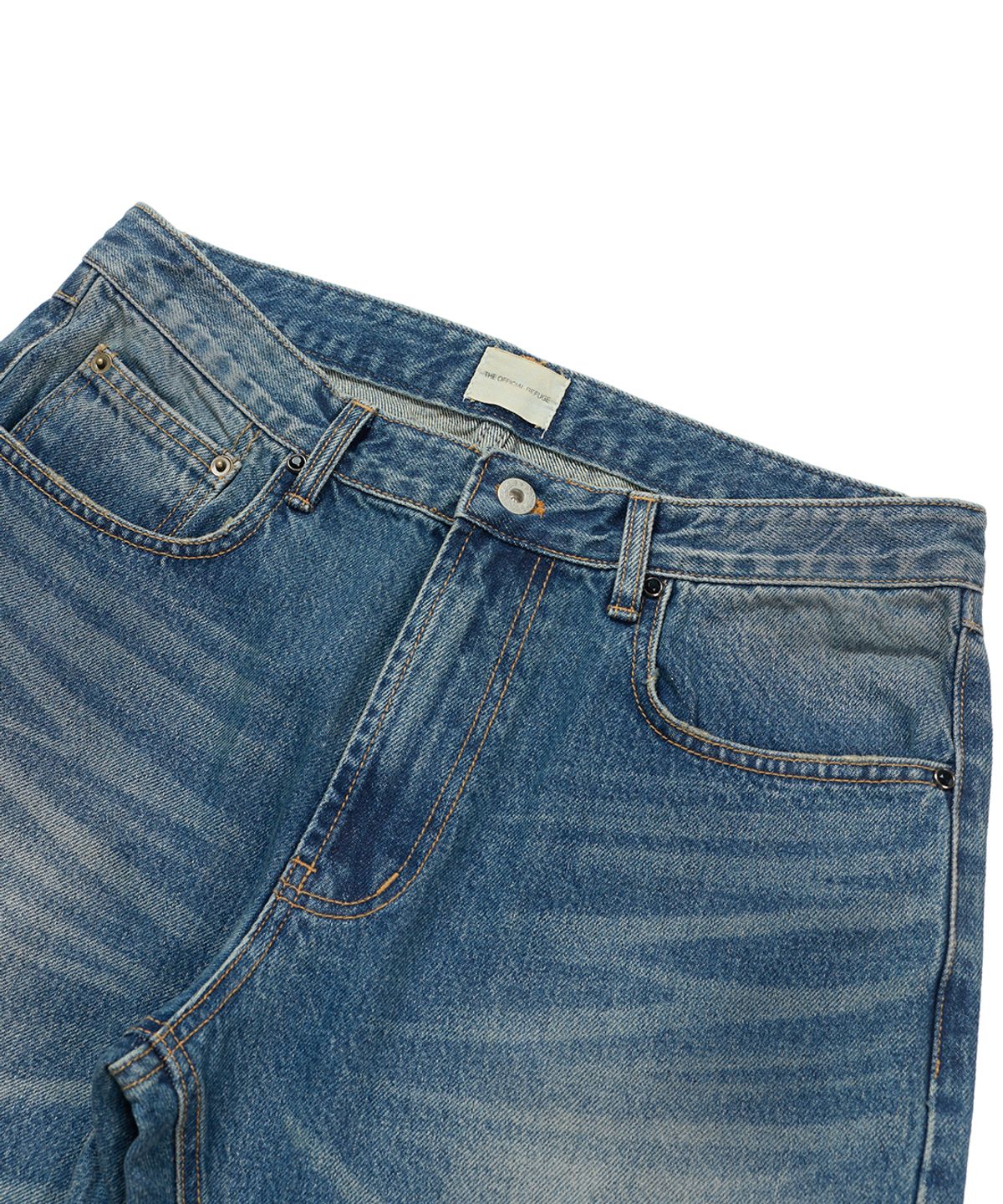 더 오피셜 레퓨지(THE OFFICIAL REFUGE) GEM STONE DISTRESSED DENIM