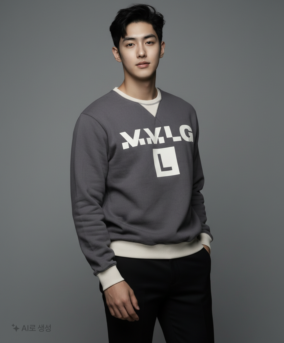 엠엠엘지(MMLG) [Mmlg] MMLG SPORT SWEAT (MELANGE WHITE) L
