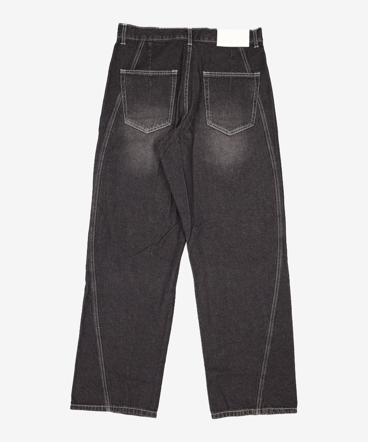 데케트(DECET) Curved Wide Jeans DCPT033Black 30