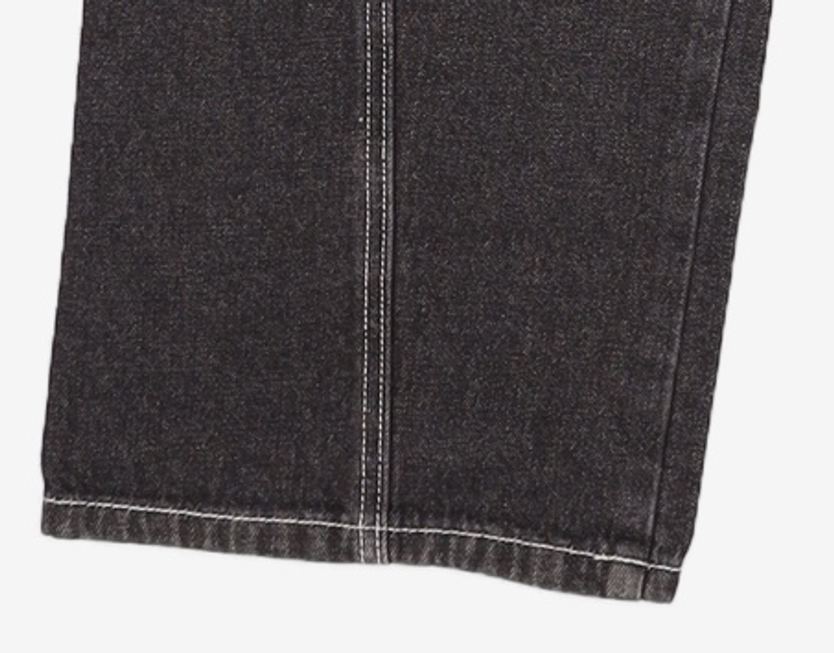 데케트(DECET) Curved Wide Jeans DCPT033Black 30