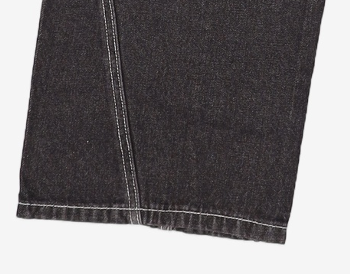 데케트(DECET) Curved Wide Jeans DCPT033Black 30