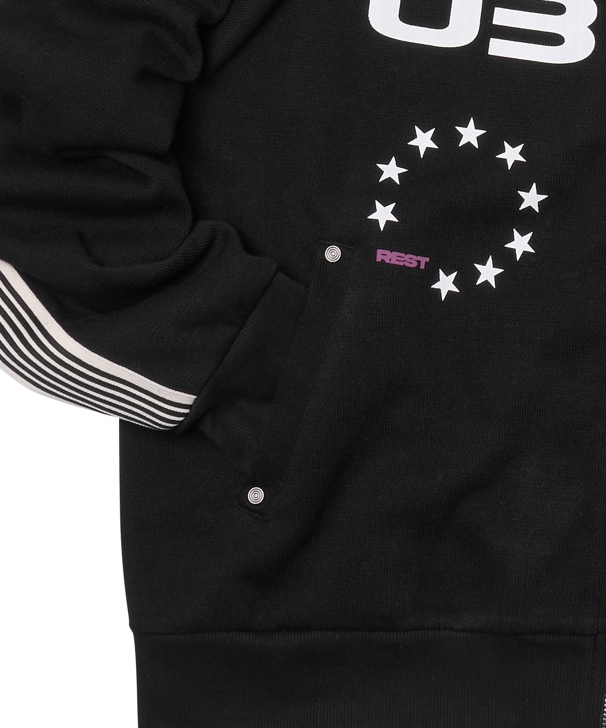 아모우(AMOU) AMOU Horse Track Jacket BLACK