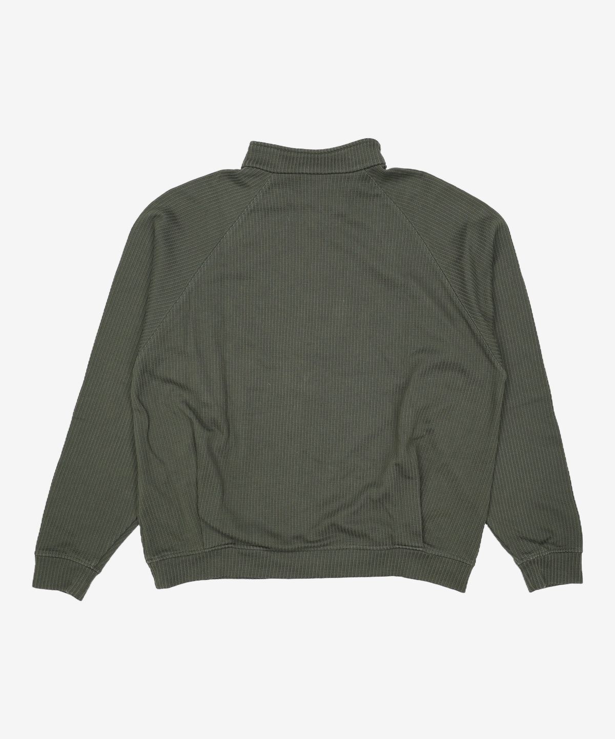 프리즘웍스(FRIZMWORKS) COZY HALF-ZIP KNIT _ OLIVE M