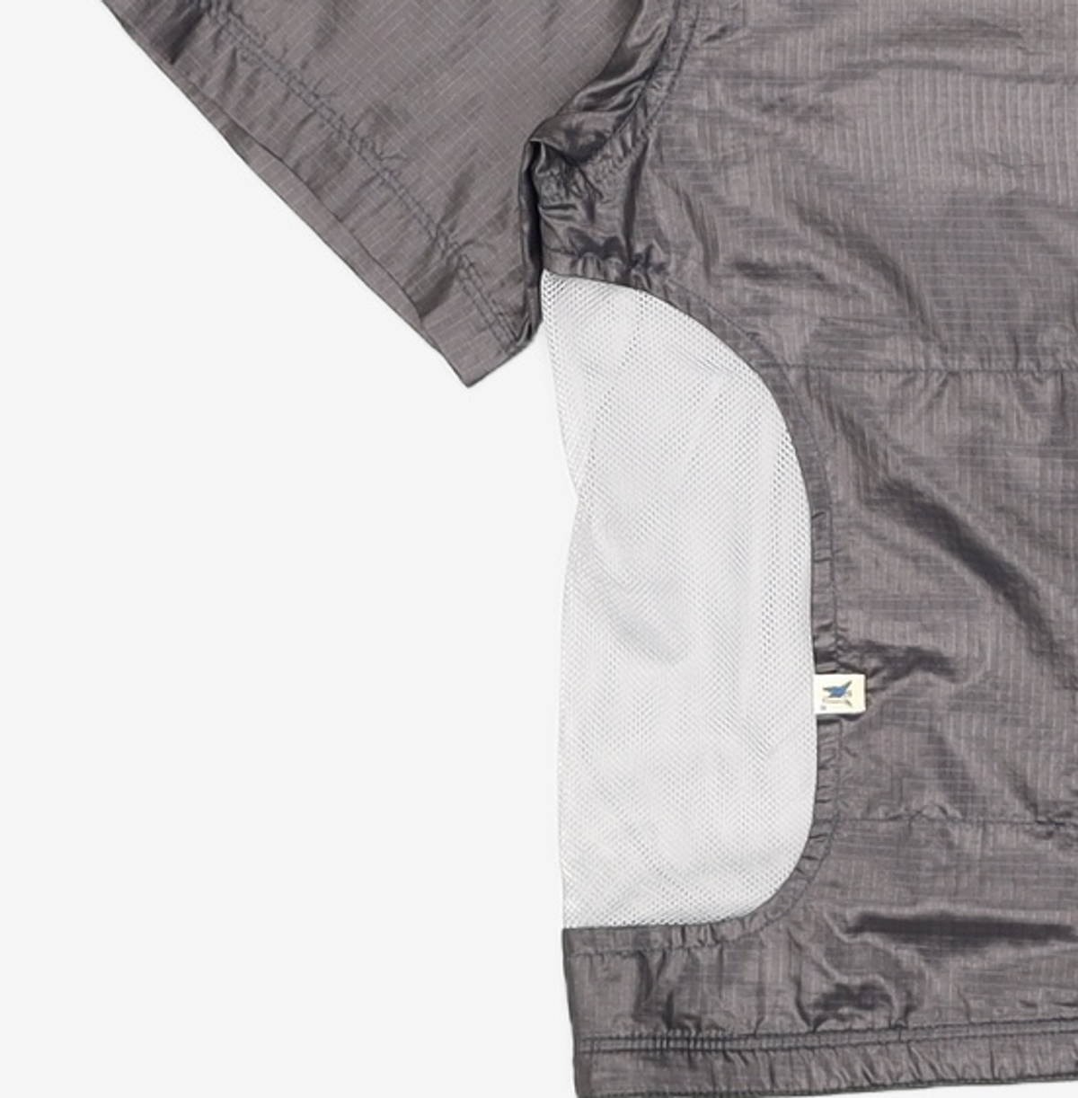 웰빙익스프레스(WELLBEING EXPRESS) Meshhole Nylon Zip Up Black S