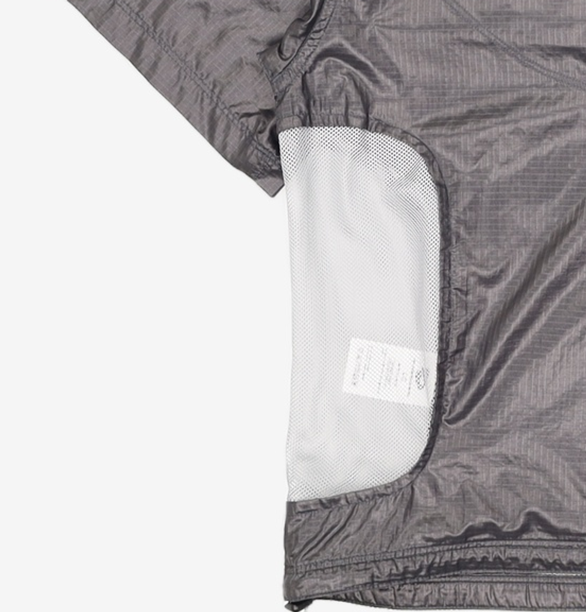 웰빙익스프레스(WELLBEING EXPRESS) Meshhole Nylon Zip Up Black S