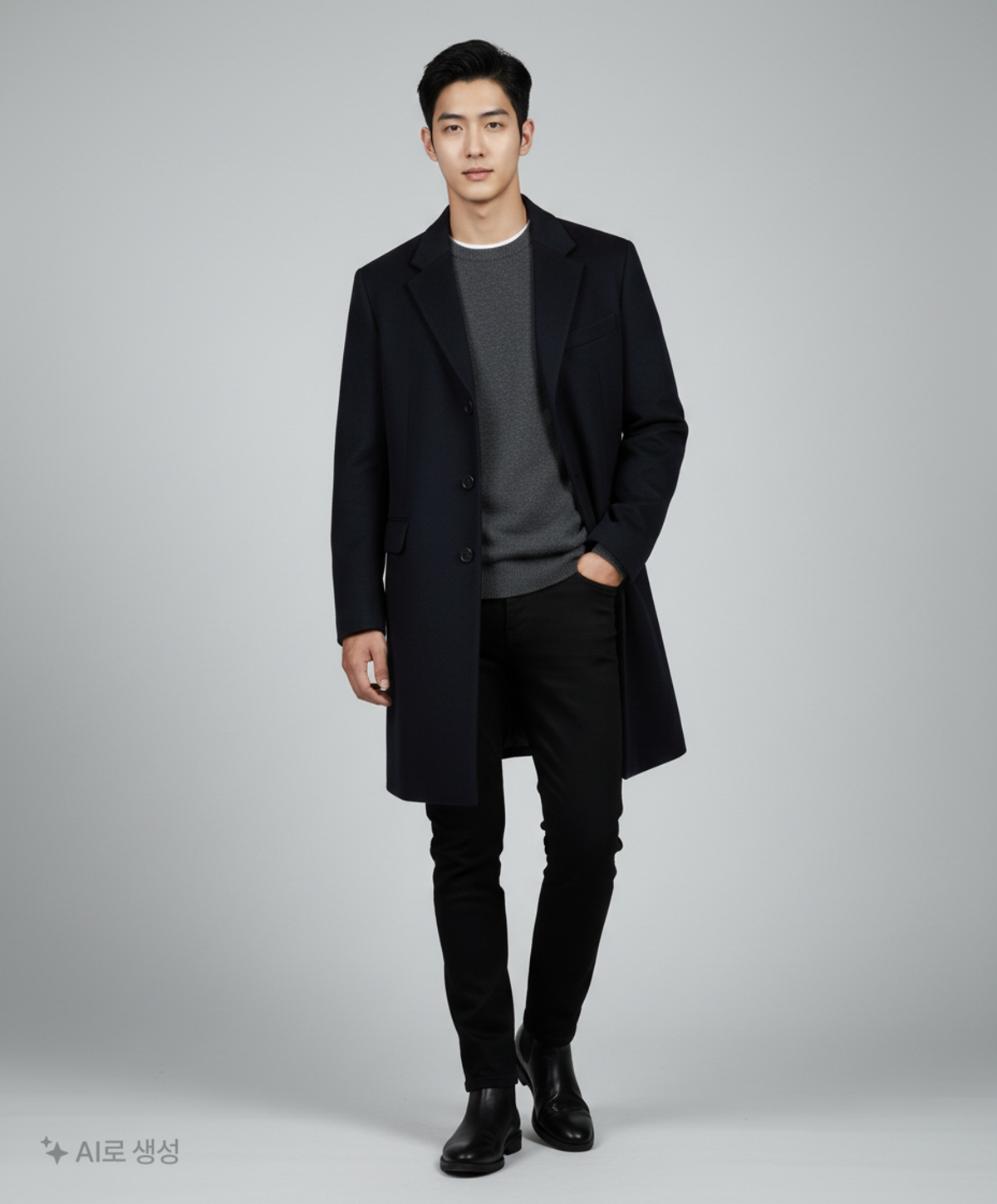 스파오(SPAO) 겨울 싱글 코트 95