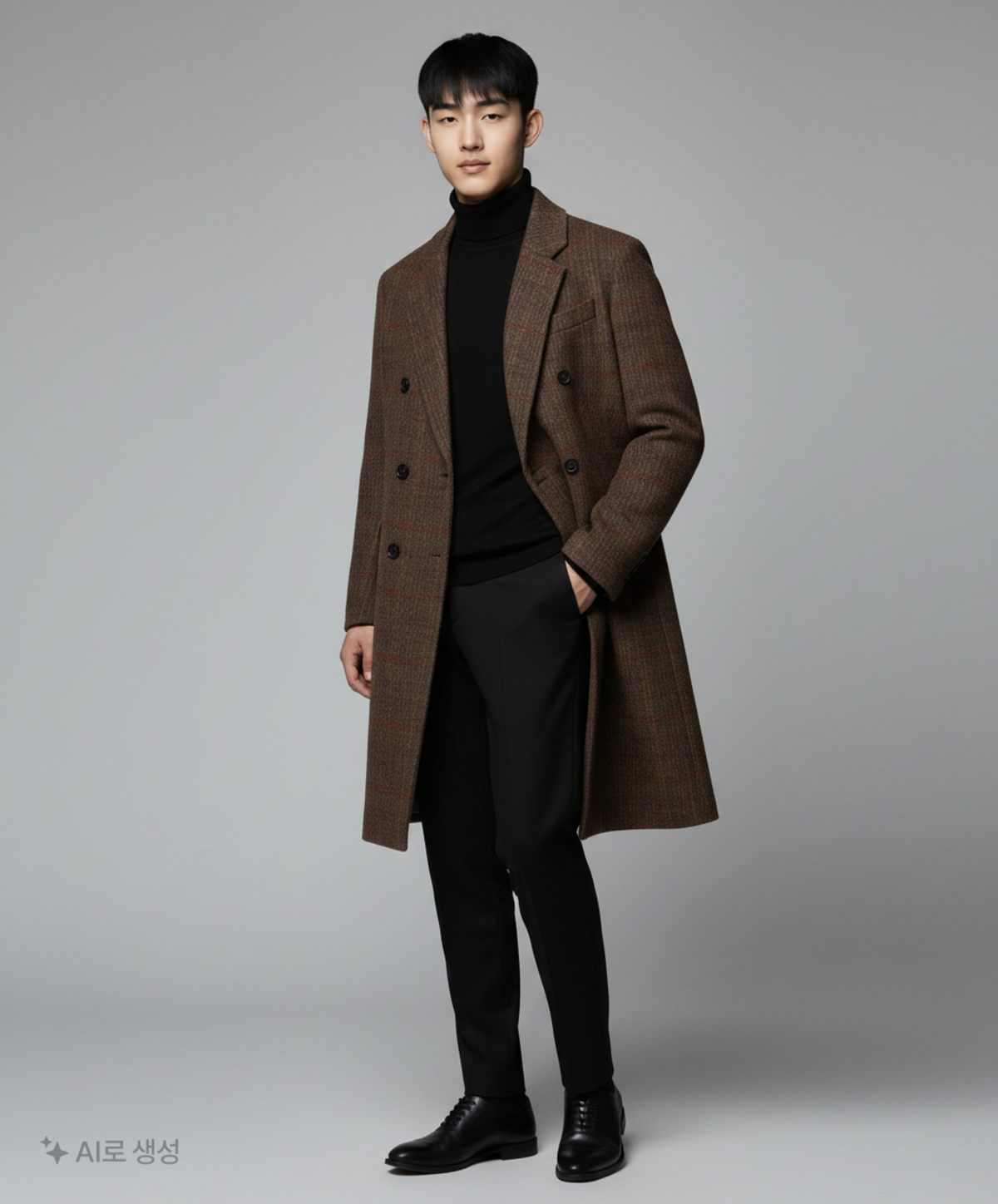 하우트옴므(HAUT HOMME) Cashmere hidden pocket coat [HC21] M