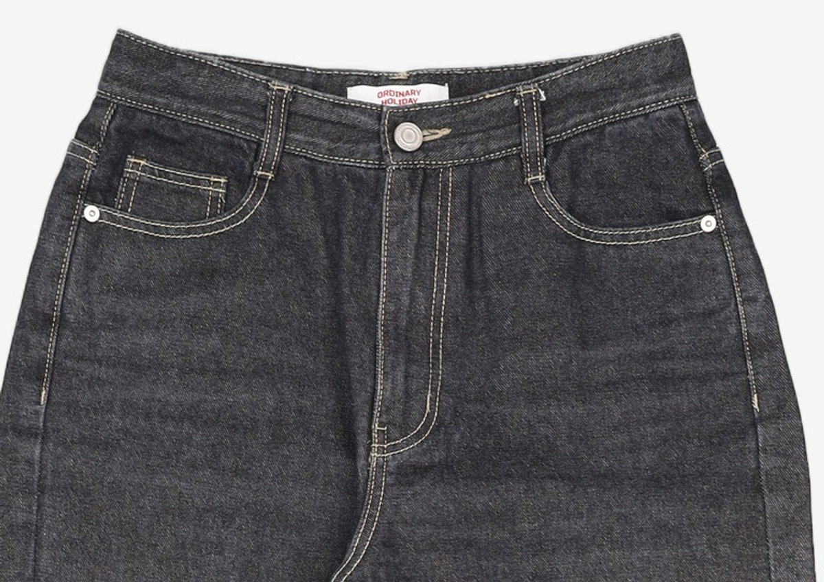 오디너리 홀리데이(ORDINARY HOLIDAY) 생지와이드데님 INDIGO WIDE PANTS OMM
