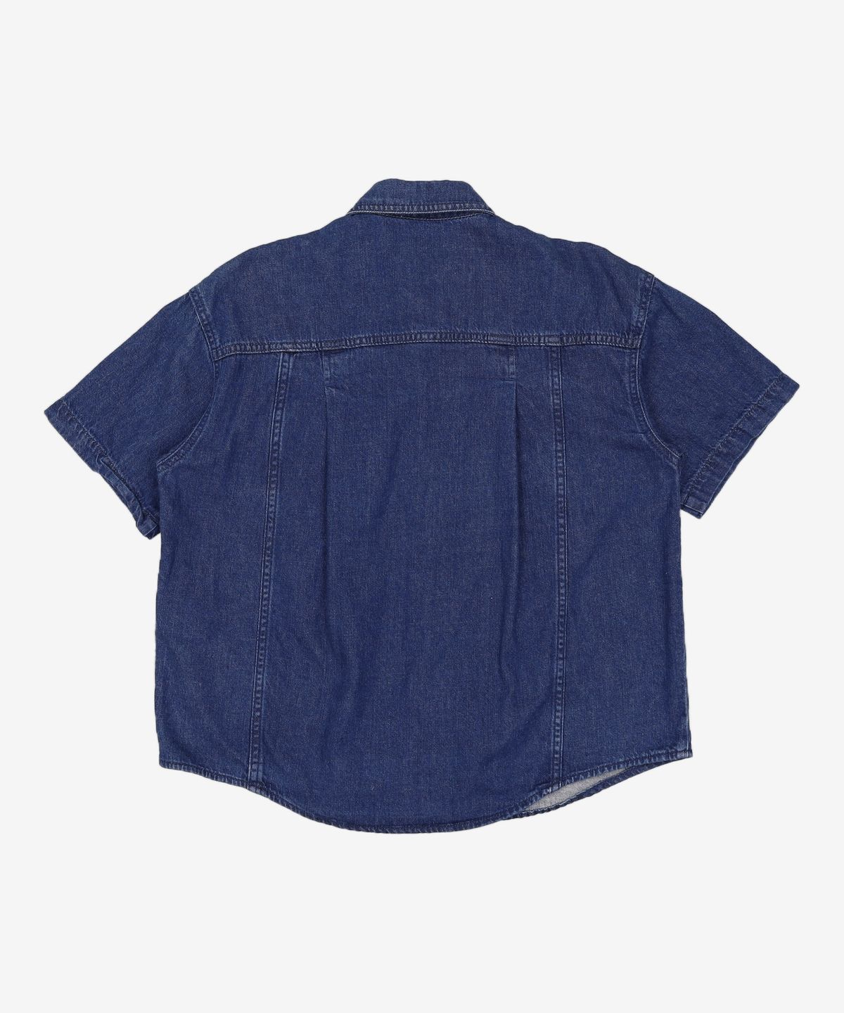 마리떼 프랑소와 저버(MARITHÉ + FRANҪOIS GIRBAUD) HALF SLEEVE DENIM SHIRT blue M
