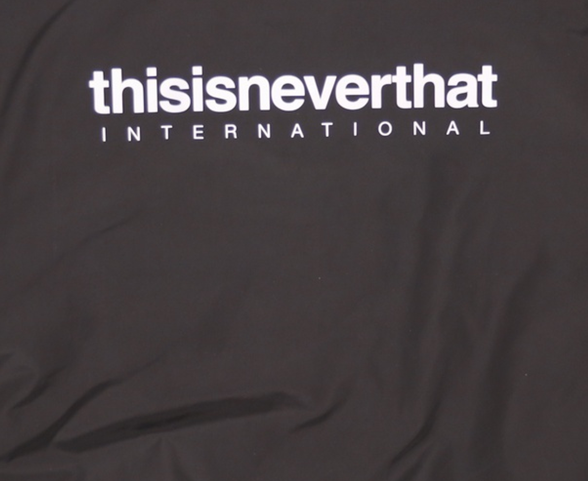 디스이즈네버댓(THISISNEVERTHAT) (SS22) INTL. Team Jacket Black L