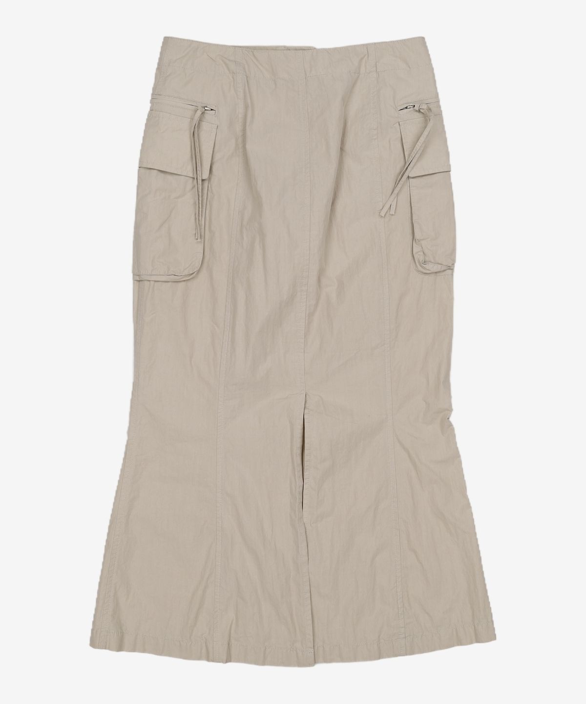 르(LE) pocked mermaid skirt (light khaki) S
