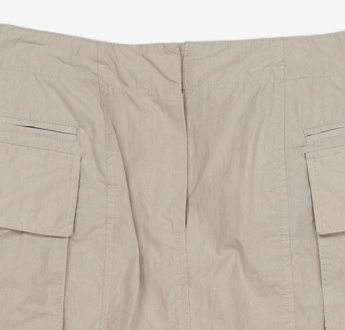 르(LE) pocked mermaid skirt (light khaki) S
